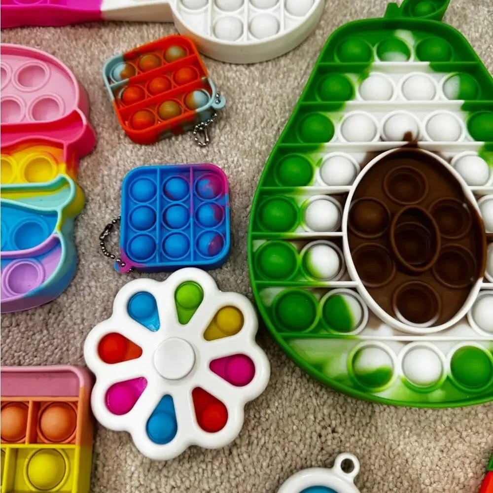 Rainbow Pop Fidget Toy Set
